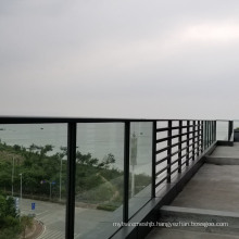 Stainless Steel Metal Security Handrail Glass Fence with Post for Balcony